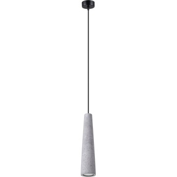 Lampadario a sospensione con filo ELECTRA 1xGU10/10W/230V calcestruzzo/grigio