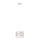 Lampadario a sospensione con filo HELEN 1xE27/60W/230V diametro 20 cm bianco/oro
