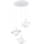 Lampadario a sospensione con filo HYPERION 3xG9/8W/230V bianco