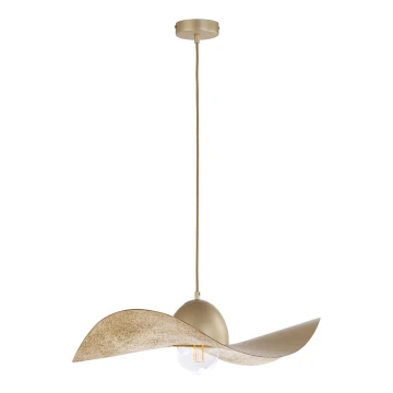 Lampadario a sospensione con filo KAPELLO 1xE27/60W/230V diametro 55 cm oro