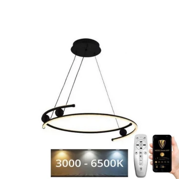 Lampadario a sospensione con filo LED dimmerabile LED/50W/230V 3000-6500K + telecomando