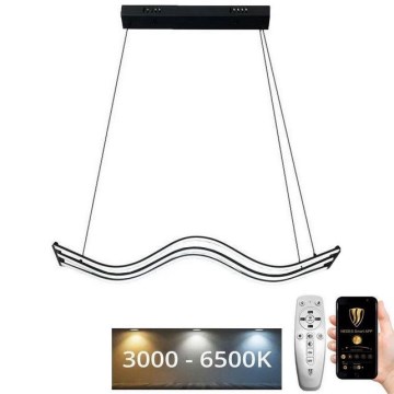 Lampadario a sospensione con filo LED dimmerabile LED/70W/230V 3000-6500K + telecomando