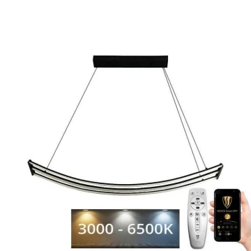 Lampadario a sospensione con filo LED dimmerabile LED/70W/230V 3000-6500K + telecomando