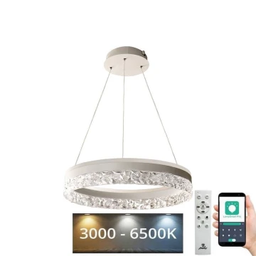 Lampadario a sospensione con filo LED dimmerabile LED/80W/230V 3000-6500K bianco + telecomando