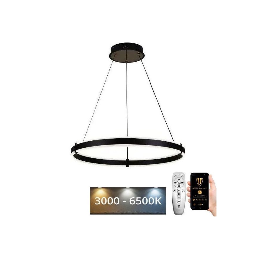 Lampadario a sospensione con filo LED dimmerabile LED/85W/230V 3000-6500K + telecomando