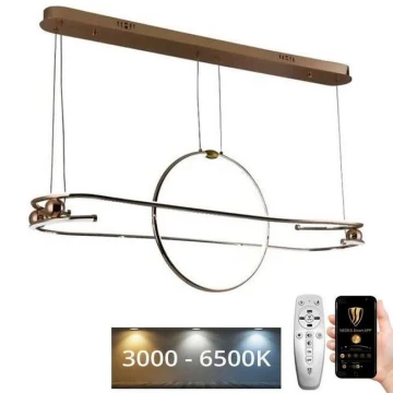 Lampadario a sospensione con filo LED dimmerabile LED/95W/230V 3000-6500K + telecomando