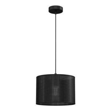 Lampadario a sospensione con filo LOFT SHADE 1xE27/60W/230V diametro 25 cm nero