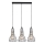 Lampadario a sospensione con filo LONG 3xE27/60W/230V