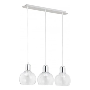 Lampadario a sospensione con filo MANGO 3xE27/60W/230V