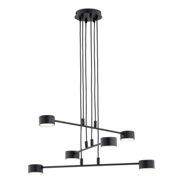 Lampadario a sospensione con filo MODUS 6xGX53/12W/230V nero