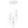 Lampadario a sospensione con filo NICUS 3xE27/15W/230V bianco