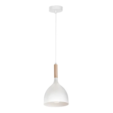 Lampadario a sospensione con filo NOAK WOOD 1xE27/60W230V