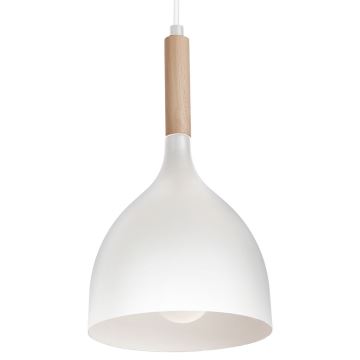 Lampadario a sospensione con filo NOAK WOOD 1xE27/60W230V