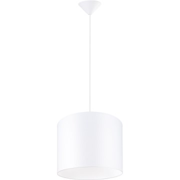 Lampadario a sospensione con filo NOVA 1xE27/15W/230V diametro 30 cm bianco