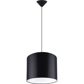 Lampadario a sospensione con filo NOVA 1xE27/15W/230V diametro 30 cm nero