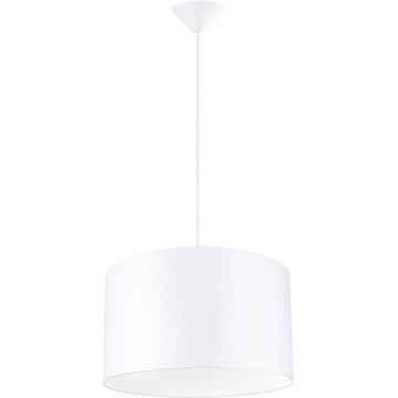 Lampadario a sospensione con filo NOVA 1xE27/15W/230V diametro 40 cm bianco