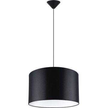 Lampadario a sospensione con filo NOVA 1xE27/15W/230V diametro 40 cm nero