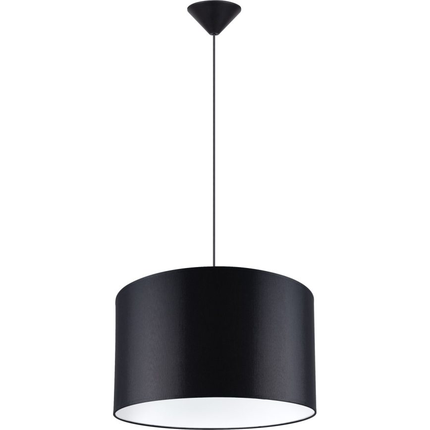 Lampadario a sospensione con filo NOVA 1xE27/15W/230V diametro 40 cm nero