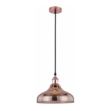 Lampadario a sospensione con filo OXIGEN 1xE27/15W/230V beige/bronzo