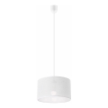 Lampadario a sospensione con filo SIRJA 1xE27/60W/230V bianco