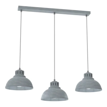 Lampadario a sospensione con filo SVEN 3xE27/60W/230V