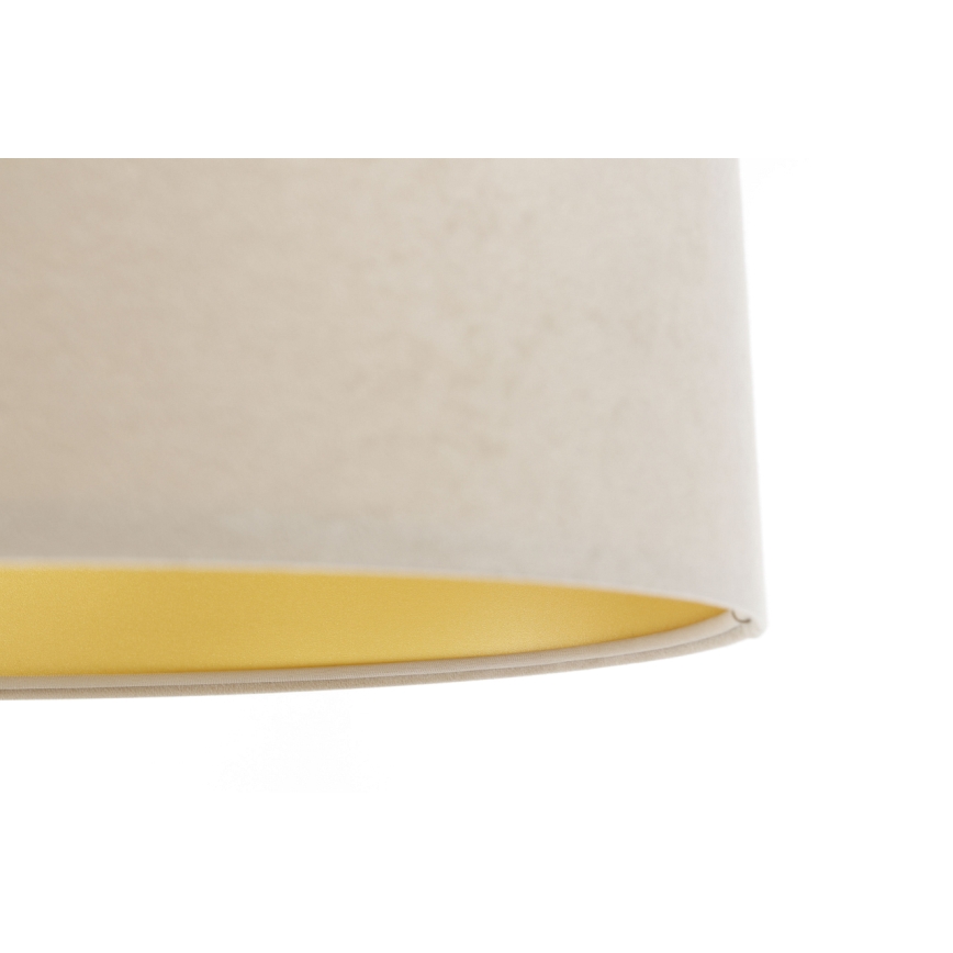 Lampadario a sospensione con filo SWING 1xE27/60W/230V beige/bianco/oro