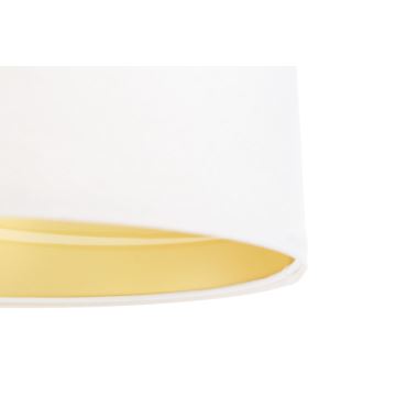 Lampadario a sospensione con filo SWING 1xE27/60W/230V bianco/oro