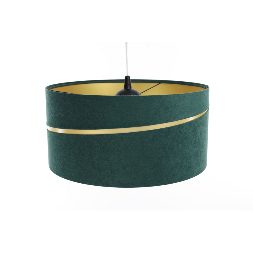 Lampadario a sospensione con filo SWING 1xE27/60W/230V verde/oro