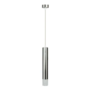 Lampadario a sospensione con filo TUBI 1xGU10/8W/230V cromo lucido