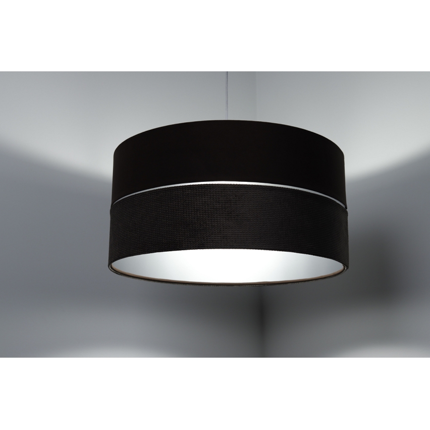 Lampadario a sospensione con filo TWIST 1xE27/60W/230V marrone/argento