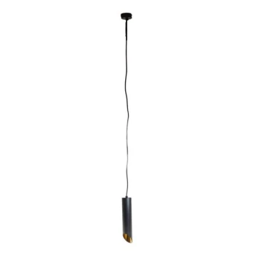 Lampadario a sospensione con filo VALDA 1xGU10/60W/230V 132 cm nero