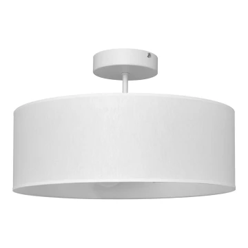 Lampadario a sospensione con supporto rigido ALBA 3xE27/60W/230V bianco