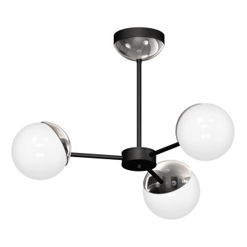 Lampadario a sospensione con supporto rigido SPHERE 3xE14/40W/230V