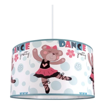 Lampadario a sospensione per bambini BEAR 1xE27/60W/230V