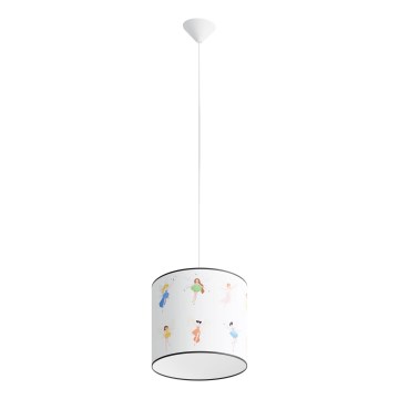 Lampadario a sospensione per bambini FAIRY 1xE27/15W/230V diametro 30 cm fata