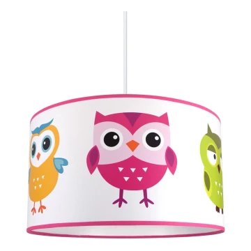 Lampadario a sospensione per bambini OWL 1xE27/60W/230V