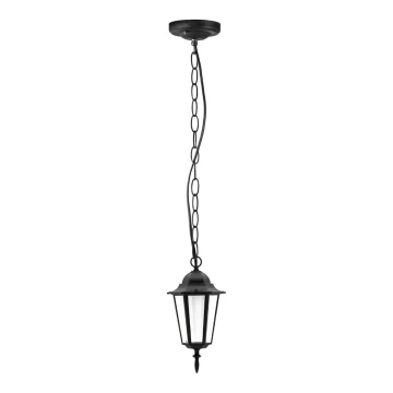 Lampadario da esterno 1xE27/20W/230V IP43 nero