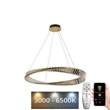 Lampadario di cristallo a LED dimmerabile su una stringa LED/50W/230V + telecomando