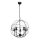 Lampadario GLOBE 5 5xE14/60W nero