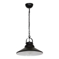 Lampadario IRON 1 1xE27/60W nero