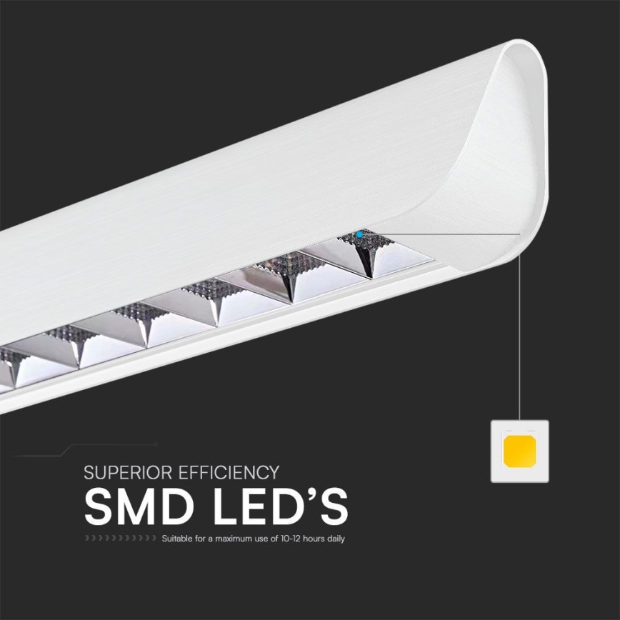 Lampadario LED a sospensione con filo LED/36W/230V 3000/4000/6400K bianco