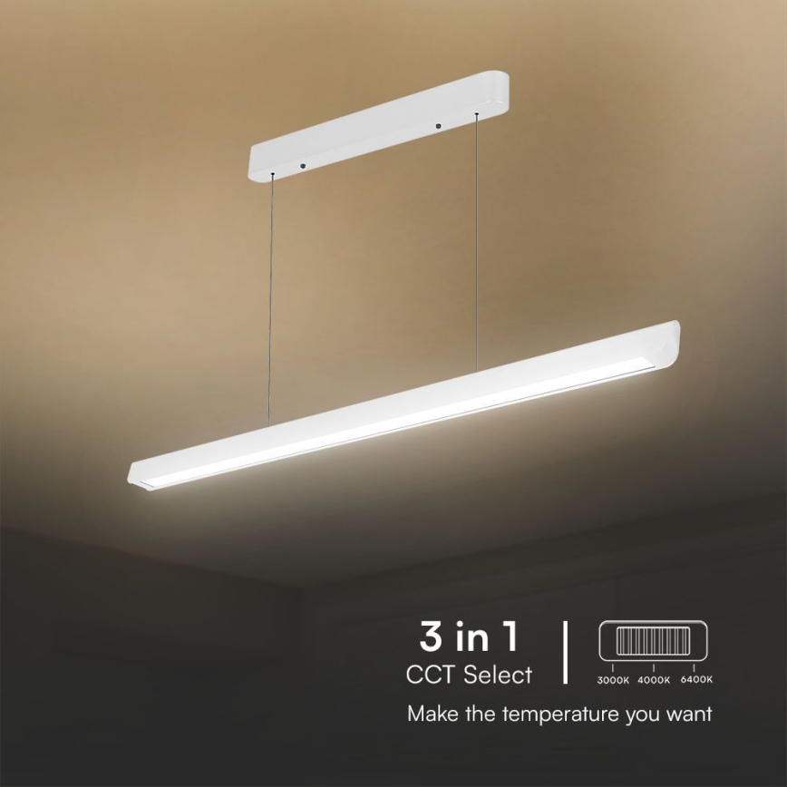 Lampadario LED a sospensione con filo LED/36W/230V 3000/4000/6400K bianco