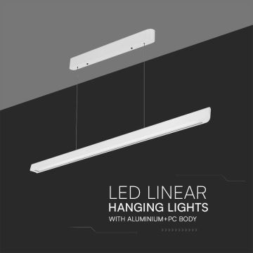Lampadario LED a sospensione con filo LED/36W/230V 3000/4000/6400K bianco
