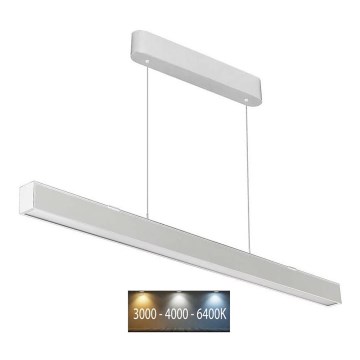 Lampadario LED a sospensione con filo LED/40W/230V 3000/4000/6400K bianco