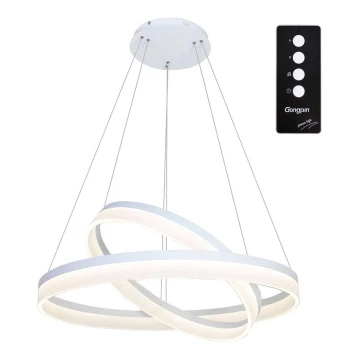 Lampadario LED a sospensione con filo RING con telecomando LED/60W/230V