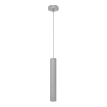 Lampadario LED a sospensione con filo TUBA 1xGU10/4,8W/230V grigio