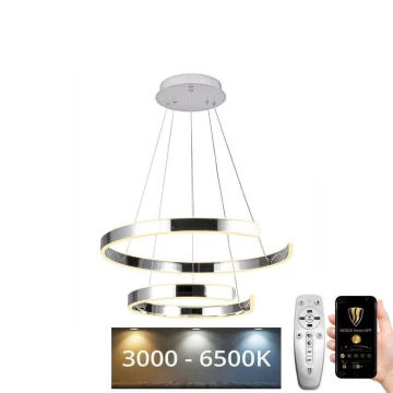 Lampadario LED Dimmerabile su cavo LED/120W/230V 3000-6500K + telecomando