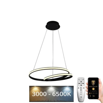 Lampadario LED Dimmerabile su filo LED/65W/230V 3000-6500K + telecomando