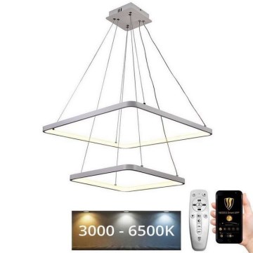 Lampadario LED Dimmerabile su filo LED/90W/230V 3000-6500K + telecomando