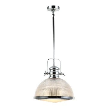 Lampadario on a pole THOR 1xE27/11W/230V cromo lucido